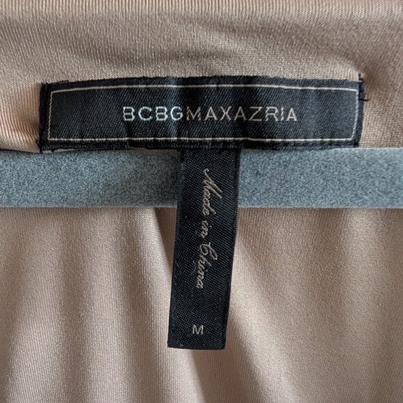 BCBG Max Azria Renee Black Leopard Print Mesh Mini Dress Size Medium Cocktail - Picture 3 of 12